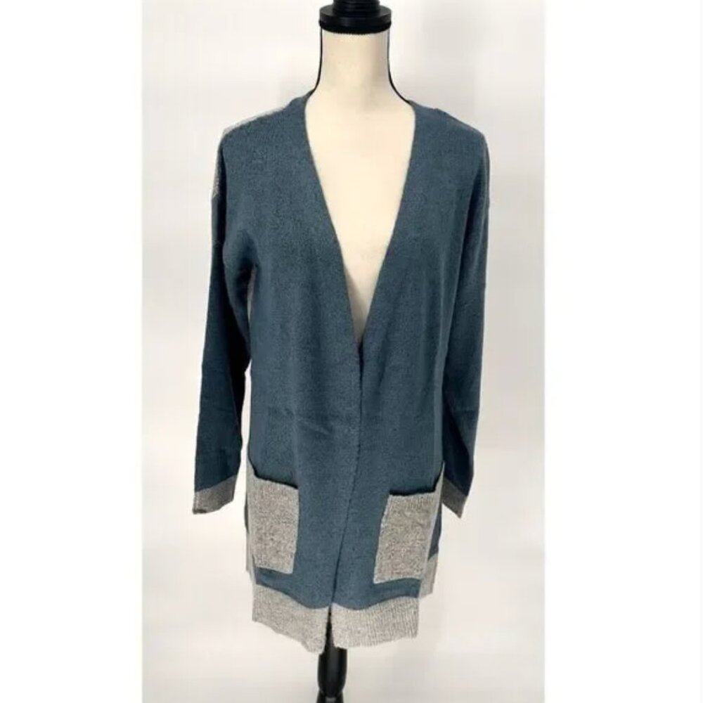 Cozy Blue and Gray Women's Cardigan